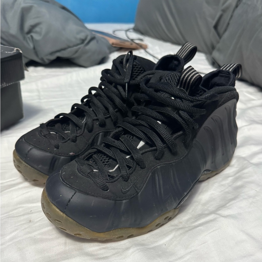 Nike Black Foamposite Stealth Sneakers